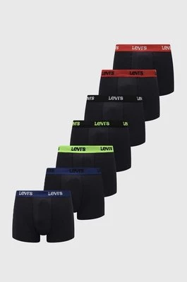 Levi's bokserki 7-pack męskie kolor czarny