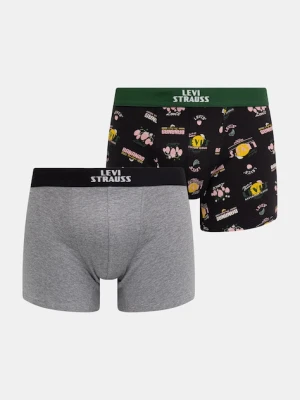 Levi's bokserki damskie bawełniane z elastanem 2-pack