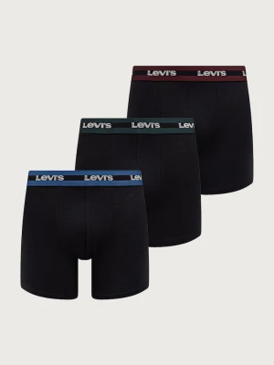 Levi's bokserki męskie 3-pack czarny