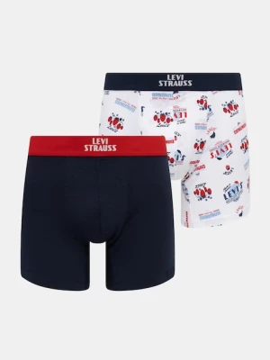 Levi's bokserki męskie bawełniane z elastanem 2-pack