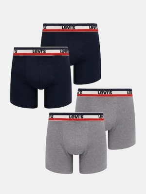 Levi's bokserki męskie bawełniane z elastanem 4-pack