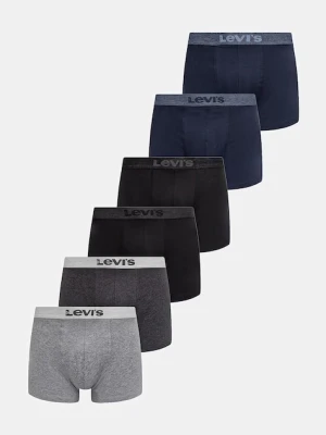 Levi's bokserki męskie bawełniane z elastanem 6-pack