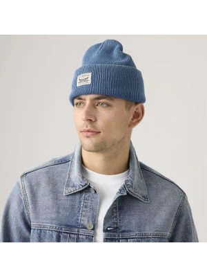 Levi's Czapka beanie w kolorze niebieskim rozmiar: onesize