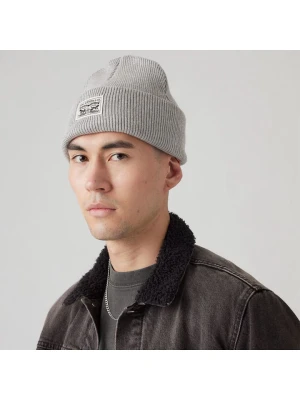 Levi's Czapka beanie w kolorze szarym rozmiar: onesize