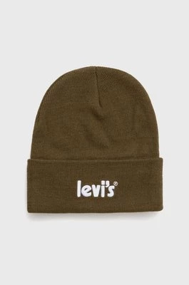 Levi's czapka dziecięca kolor zielony