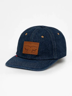 Zdjęcie produktu Levi's czapka z daszkiem jeansowa kolor granatowy z aplikacją 000A9-0005