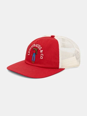 Levi's czapka z daszkiem snapback SADDLEMAN czerwony