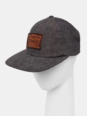 Levi's czapka z daszkiem sztruksowa