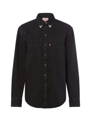 Levi's Damska bluzka dżinsowa Kobiety Jeansy czarny jednolity,