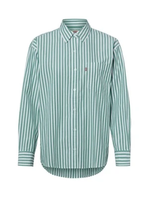 Levi's Damska bluzka koszulowa Kobiety Bawełna żółty,