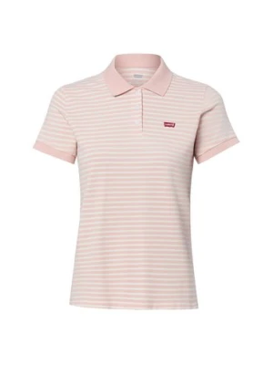 Levi's Damska koszulka polo Kobiety Bawełna różowy,
