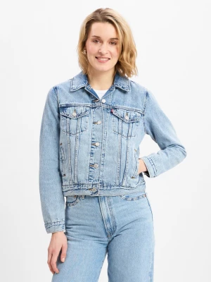 Levi's Damska kurtka dżinsowa - Original Trucker Jacket Kobiety Bawełna niebieski jednolity,