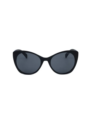 Levi's Damskie okulary przeciwsłoneczne w kolorze czarno-granatowym rozmiar: 55