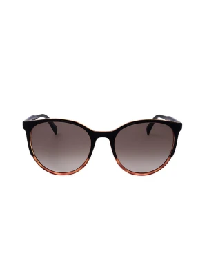 Levi's Damskie okulary przeciwsłoneczne w kolorze czarno-pomarańczowo-brązowym rozmiar: 56