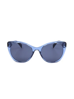 Levi's Damskie okulary przeciwsłoneczne w kolorze niebieskim rozmiar: 55