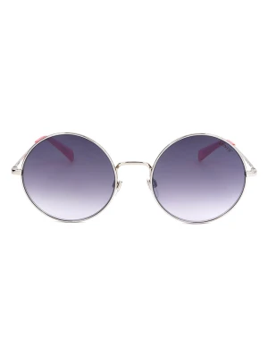 Levi's Damskie okulary przeciwsłoneczne w kolorze srebrno-różowo-niebieskim rozmiar: 55