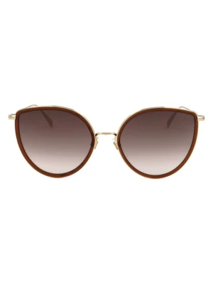 Levi's Damskie okulary przeciwsłoneczne w kolorze złoto-brązowym rozmiar: 56