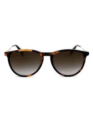 Levi's Damskie okulary przeciwsłoneczne w kolorze złoto-ciemnobrązowym rozmiar: 54