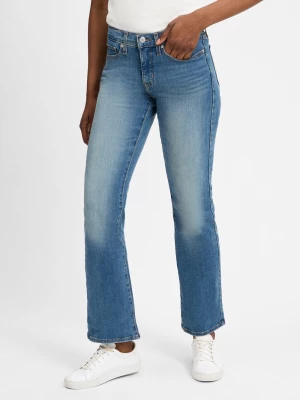 Levi's Dżinsy - 315 Shaping Bootcut Kobiety Bawełna niebieski jednolity,