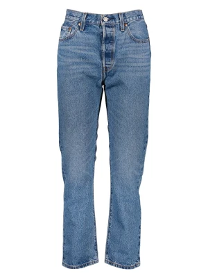 Levi's Dżinsy "501® Crop" - Regular fit - w kolorze niebieskim rozmiar: W26/L28