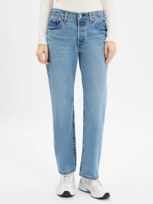 Levi's Dżinsy - 501 Kobiety Bawełna niebieski jednolity,