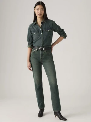 Levi's Dżinsy "501" - Mom fit - w kolorze niebieskim rozmiar: W28 / L32