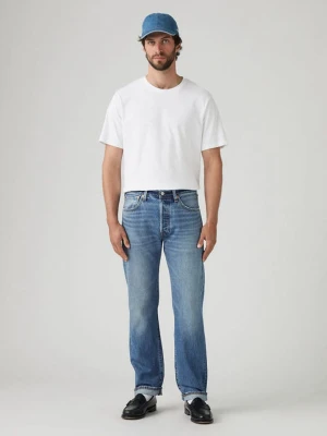 Levi's Dżinsy "501" - Straight fit - w kolorze niebieskim rozmiar: W38 / L32