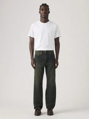 Levi's Dżinsy "568" - Loose Straight fit - w kolorze granatowo-oliwkowym rozmiar: W32/L34