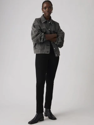 Levi's Dżinsy "712" - Slim fit - w kolorze czarnym rozmiar: W29/L32