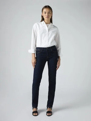Levi's Dżinsy "712" - Slim fit - w kolorze granatowym rozmiar: W27 / L28