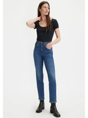 Levi's Dżinsy "724" - Regular fit - w kolorze niebieskim rozmiar: W29/L30