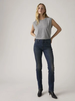Levi's Dżinsy "724" - Slim fit - w kolorze granatowym rozmiar: W26 / L32
