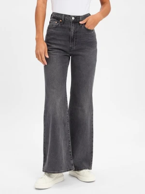 Levi's Dżinsy - Ribcage Bell Kobiety Bawełna szary jednolity,