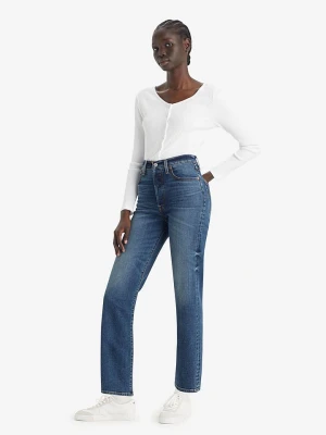 Levi's Dżinsy - Straight fit - w kolorze niebieskim rozmiar: W25 / L29