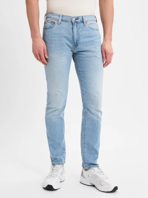 Levi's Dżinsy z zawartością lnu Slim - 511™ Mężczyźni Bawełna niebieski jednolity,