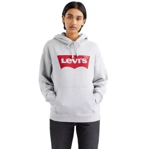 Levi's Graphic Standard Hoodie 184870020, Damskie, Szare, bluzy, bawełna, rozmiar: M Levis