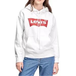 Levi's Graphic Standard Hoodie 184870024, Damskie, Białe, bluzy, bawełna, rozmiar: M Levis