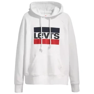 Levi's Graphic Standard Hoodie 184870058, Damskie, Białe, bluzy, bawełna, rozmiar: L Levis