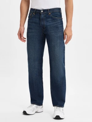 Levi's Heren Jeans - 555™ Relaxes Mężczyźni Bawełna niebieski marmurkowy,