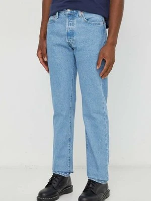 Levi's jeansy 501 54 męskie kolor niebieski