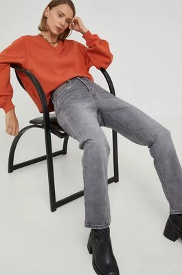 Levi's jeansy 501 CROP damskie high waist