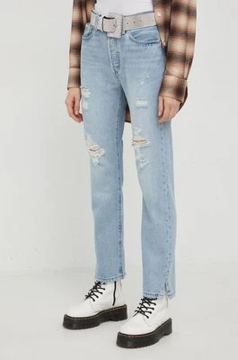 Levi's jeansy 501 JEANS damskie high waist