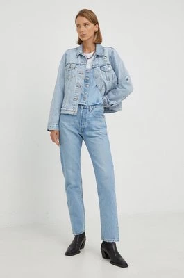 Levi's jeansy 501 JEANS damskie high waist