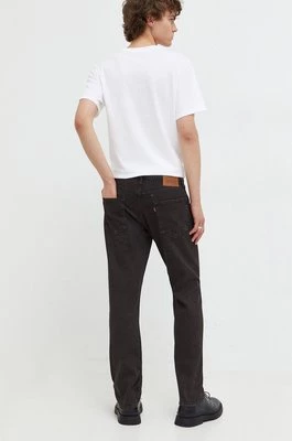 Levi's jeansy 502 TAPER męskie kolor brązowy