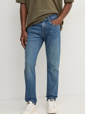 Levi's jeansy 502 TAPER męskie kolor niebieski