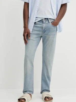 Levi's jeansy 502 TAPER męskie kolor niebieski