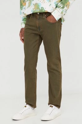 Levi's jeansy 502 TAPER męskie kolor zielony