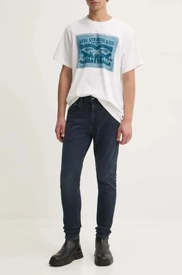 Levi's jeansy 512 SLIM męskie kolor granatowy