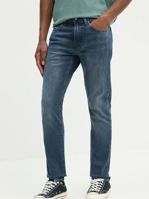 Levi's jeansy 512 SLIM męskie kolor granatowy