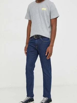 Levi's jeansy 512 SLIM męskie kolor granatowy